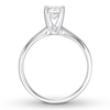 Thumbnail Image 2 of Previously Owned Certified Diamond Solitaire 1 ct Radiant-cut 14K White Gold