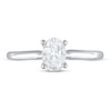 Thumbnail Image 3 of Previously Owned Lab-Grown Diamonds Oval-Cut Solitaire Engagement Ring 1 ct tw 14K White Gold (F/VS2)