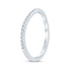 Thumbnail Image 2 of Previously Owned Diamond Curved Wedding Band 1/5 ct tw 14K White Gold