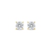 Thumbnail Image 2 of Previously Owned Lab-Created Diamonds by KAY Round-Cut Solitaire Stud Earrings 3/4 ct tw 14K Yellow Gold (F/SI2)