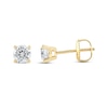 Thumbnail Image 3 of Previously Owned Lab-Created Diamonds by KAY Round-Cut Solitaire Stud Earrings 3/4 ct tw 14K Yellow Gold (F/SI2)