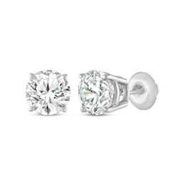 Previously Owned Diamond Earrings 1 ct tw Round-cut 14K White Gold