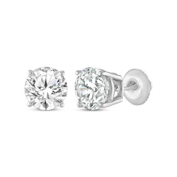 Previously Owned Diamond Earrings 1 ct tw Round-cut 14K White Gold