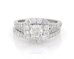 Previously Owned Neil Lane Round-Cut Diamond Bridal Set 2-1/2 ct tw 14K White Gold Size 7.5