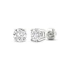 Thumbnail Image 1 of Previously Owned KAY Lab-Grown Diamonds Solitaire Stud Earrings 2 ct tw 14K White Gold (F/SI2)