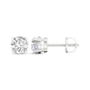 Thumbnail Image 3 of Previously Owned KAY Lab-Grown Diamonds Solitaire Stud Earrings 2 ct tw 14K White Gold (F/SI2)