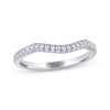Thumbnail Image 1 of Previously Owned THE LEO Legacy Lab-Grown Diamond Contoured Wedding Band 1/5 ct tw 14K White Gold