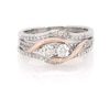 Thumbnail Image 1 of Previously Owned Diamond Ever Us Bridal Set 5/8 ct tw 14K Two-Tone Gold Size 8.25
