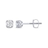 Thumbnail Image 3 of Previously Owned THE LEO Legacy Lab-Grown Diamond Round-Cut Solitaire Stud Earrings 1/2 ct tw 14K White Gold (F/VS2)