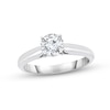 Thumbnail Image 1 of Previously Owned Diamond Solitaire Ring 1 ct tw Round-cut 10K White Gold (K/I2)