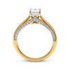 Thumbnail Image 2 of Previously Owned Princess-Cut Diamond Solitaire Ring 1 ct tw 10K Yellow Gold (J/I3)