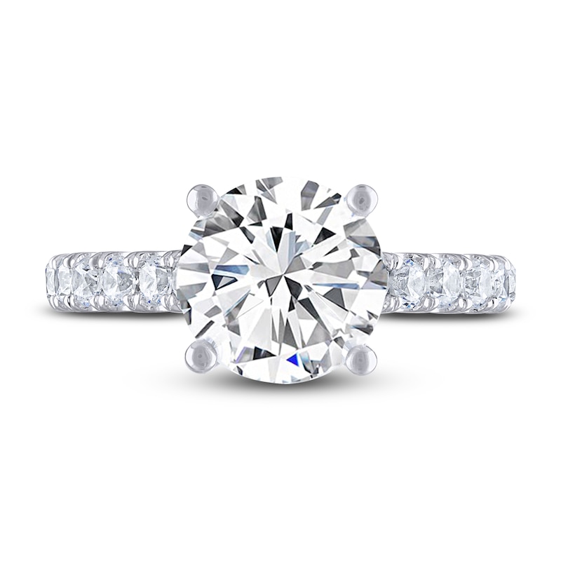 Main Image 3 of Previously Owned THE LEO Legacy Lab-Grown Diamond Engagement Ring 3-1/2 ct tw 14K White Gold