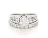 Thumbnail Image 1 of Previously Owned Round-Cut Diamond Bridal Set 1-7/8 ct tw 14K White Gold Size 5.5