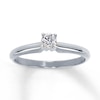Thumbnail Image 1 of Previously Owned Diamond Solitaire Ring 1/5 carat Round-cut 14K White Gold (K/I2)