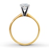Thumbnail Image 2 of Previously Owned Diamond Solitaire Ring 1 carat Round-cut 14K Yellow Gold (K/I2)