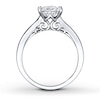 Thumbnail Image 2 of Previously Owned Diamond Engagement Ring 1/2 Carat Round-cut 10K White Gold