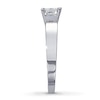 Thumbnail Image 3 of Previously Owned Diamond Solitaire Ring 1 carat Princess-cut 14K White Gold
