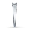 Thumbnail Image 3 of Previously Owned Diamond Solitaire Ring 3/4 carat Princess-Cut 14K White Gold