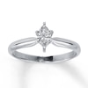 Thumbnail Image 1 of Previously Owned Diamond Solitaire Ring 1/3 carat Marquise 14K White Gold (I/I2)