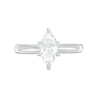 Thumbnail Image 4 of Previously Owned Diamond Solitaire Ring 1 carat Marquise 14K White Gold (I/I2)