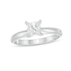 Thumbnail Image 1 of Previously Owned Diamond Solitaire Ring 3/4 Carat Princess-Cut 14K White Gold (I/I2)