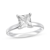 Thumbnail Image 1 of Previously Owned Certified Diamond Solitaire Engagement Ring 1-1/2 ct tw Princess 14K White Gold (I/I2)