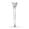 Thumbnail Image 3 of Previously Owned Diamond Solitaire Ring 1/2 carat Princess-Cut 14K White Gold (I/I2)