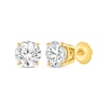 Thumbnail Image 1 of Previously Owned Diamond Solitaire Earrings 1 ct tw Round-cut 14K Yellow Gold