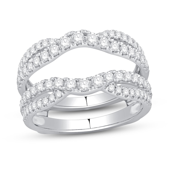 Previously Owned Diamond Enhancer Band 7/8 ct tw Round-cut 14K White Gold
