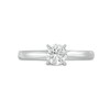 Thumbnail Image 4 of Previously Owned Round-Cut Diamond Solitaire Engagement Ring 1/2 ct tw 14K White Gold (I/I2)