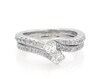 Thumbnail Image 1 of Previously Owned Ever Us Round-Cut Diamond Bridal Set 3/4 ct tw 14K White Gold Size 6.75