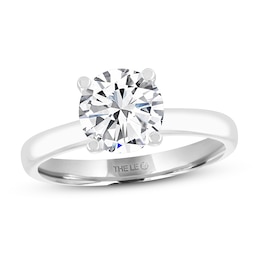 Previously Owned THE LEO Artisan Diamond Solitaire Engagement Ring 2 ct tw Diamond 14K White Gold