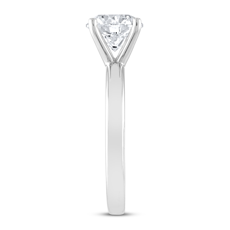 Main Image 3 of Previously Owned THE LEO Artisan Diamond Solitaire Engagement Ring 2 ct tw Diamond 14K White Gold