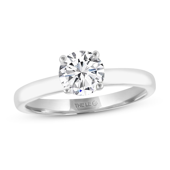 Previously Owned Leo Diamond Artisan Ring 1 Carat Diamond 14K White Gold