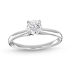 Thumbnail Image 1 of Previously Owned Diamond Solitaire Ring 1/2 carat Round-cut 14K White Gold (I/I2)