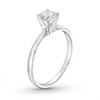 Thumbnail Image 2 of Previously Owned Diamond Solitaire Ring 1/2 carat Round-cut 14K White Gold (I/I2)