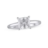 Thumbnail Image 1 of Previously Owned Lab-Grown Diamonds Solitaire Ring 1-1/2 ct tw Princess-cut 14K White Gold (F/VS2)