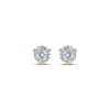 Thumbnail Image 2 of Previously Owned THE LEO Diamond Solitaire Earrings 1/2 ct tw Round-cut 14K Yellow Gold