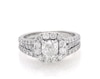 Thumbnail Image 1 of Previously Owned Neil Lane Cushion-Cut Diamond Bridal Set 2-1/2 ct tw 14K White Gold Size 7.75