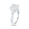Thumbnail Image 2 of Previously Owned Lab-Grown Diamonds Princess-Cut Engagement Ring 2-1/3 ct tw 14K White Gold