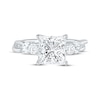 Thumbnail Image 3 of Previously Owned Lab-Grown Diamonds Princess-Cut Engagement Ring 2-1/3 ct tw 14K White Gold