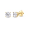 Thumbnail Image 1 of Previously Owned KAY Lab-Grown Diamonds Round-Cut Solitaire Stud Earrings 1-1/2 ct tw 14K Yellow Gold (F/VS2)