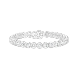 Previously Owned KAY Lab-Grown Diamonds Line Bracelet 10 ct tw 10K White Gold 7.25"