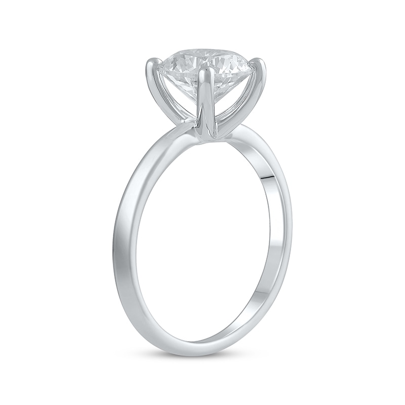 Main Image 2 of Previously Owned Lab-Created Diamonds by KAY Solitaire Engagement Ring 2 ct tw 14K White Gold (I/SI2)