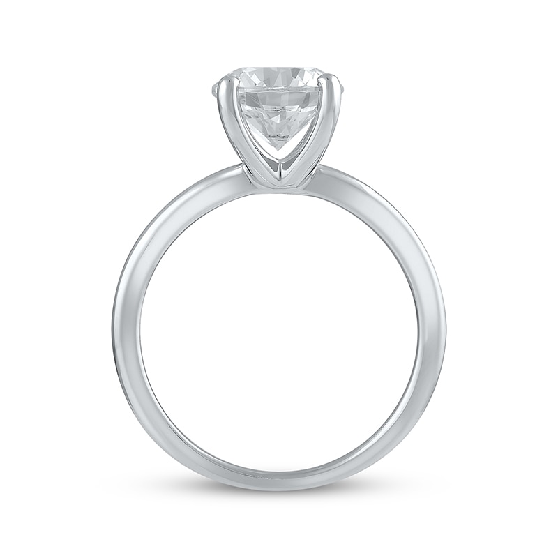 Main Image 3 of Previously Owned Lab-Created Diamonds by KAY Solitaire Engagement Ring 2 ct tw 14K White Gold (I/SI2)