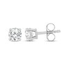 Thumbnail Image 3 of Previously Owned Round-Cut Diamond Solitaire Stud Earrings 1/2 ct tw 10K White Gold (I/I3)