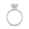 Thumbnail Image 2 of Previously Owned Lab-Grown Diamonds Oval-Cut Solitaire Engagement Ring 3-1/2 ct tw 14K White Gold (I/SI2)