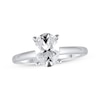 Thumbnail Image 1 of Previously Owned Lab-Grown Diamonds Oval-Cut Solitaire Engagement Ring 1-1/2 ct tw 14K White Gold (F/SI2)