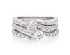 Thumbnail Image 1 of Previously Owned Ever Us Round-Cut Diamond Two-Stone Bridal Set 2-5/8 ct tw 14K White Gold Size 8.5