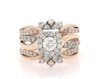 Thumbnail Image 1 of Previously Owned Round-Cut Diamond Bridal Set 1 ct tw 14K Two-Tone Gold Size 5